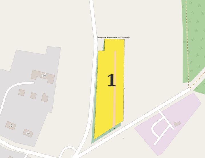 Obraz przedstawiający Cmentarz komunalny w Piotrowie