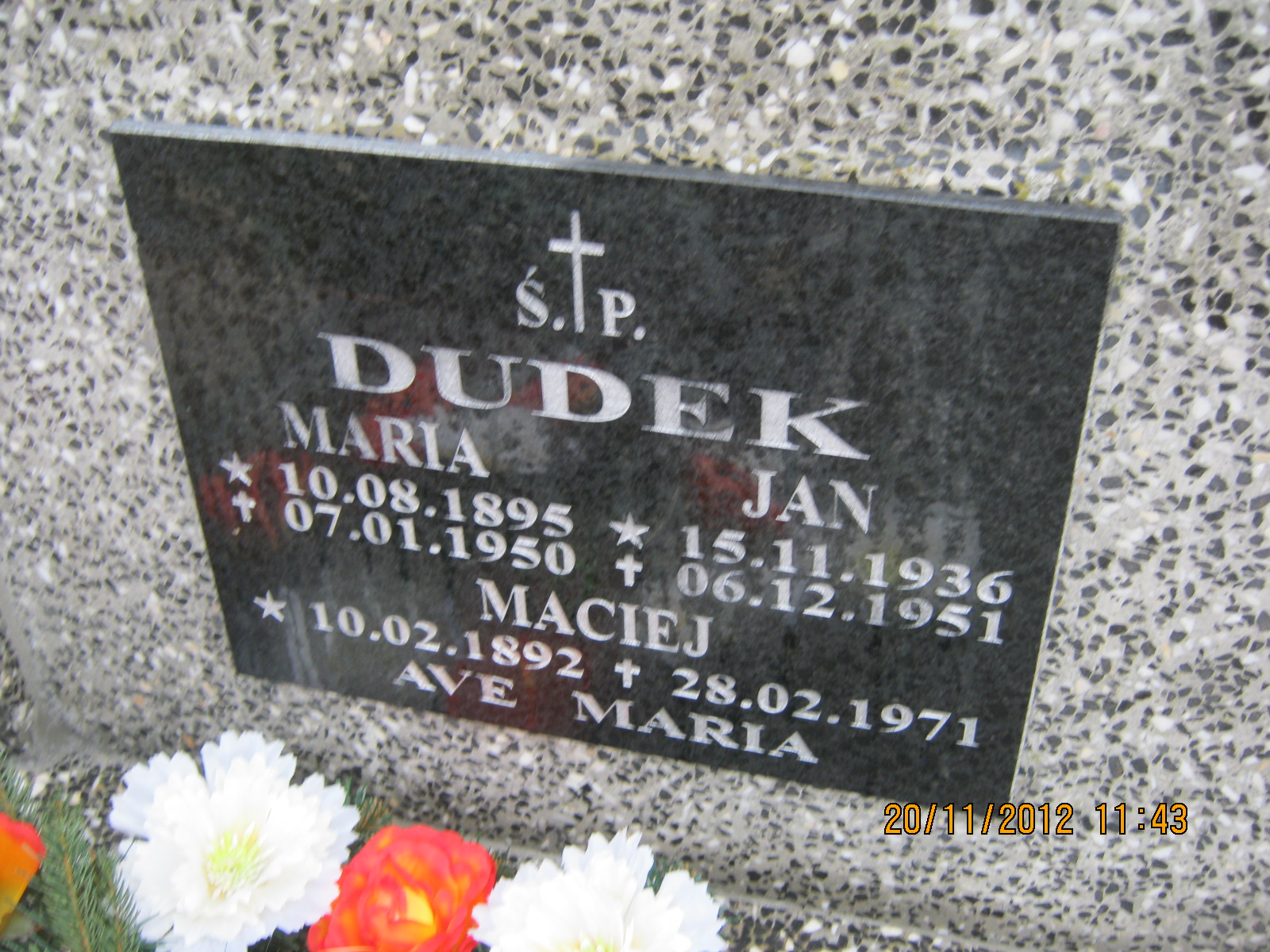 Maria Dudek Przewóz - Grobonet - Wyszukiwarka osób pochowanych