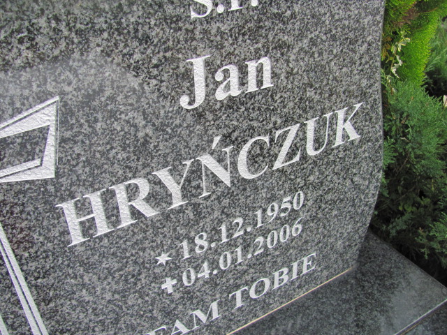 Jan Hryńczuk Przewóz - Grobonet - Wyszukiwarka osób pochowanych