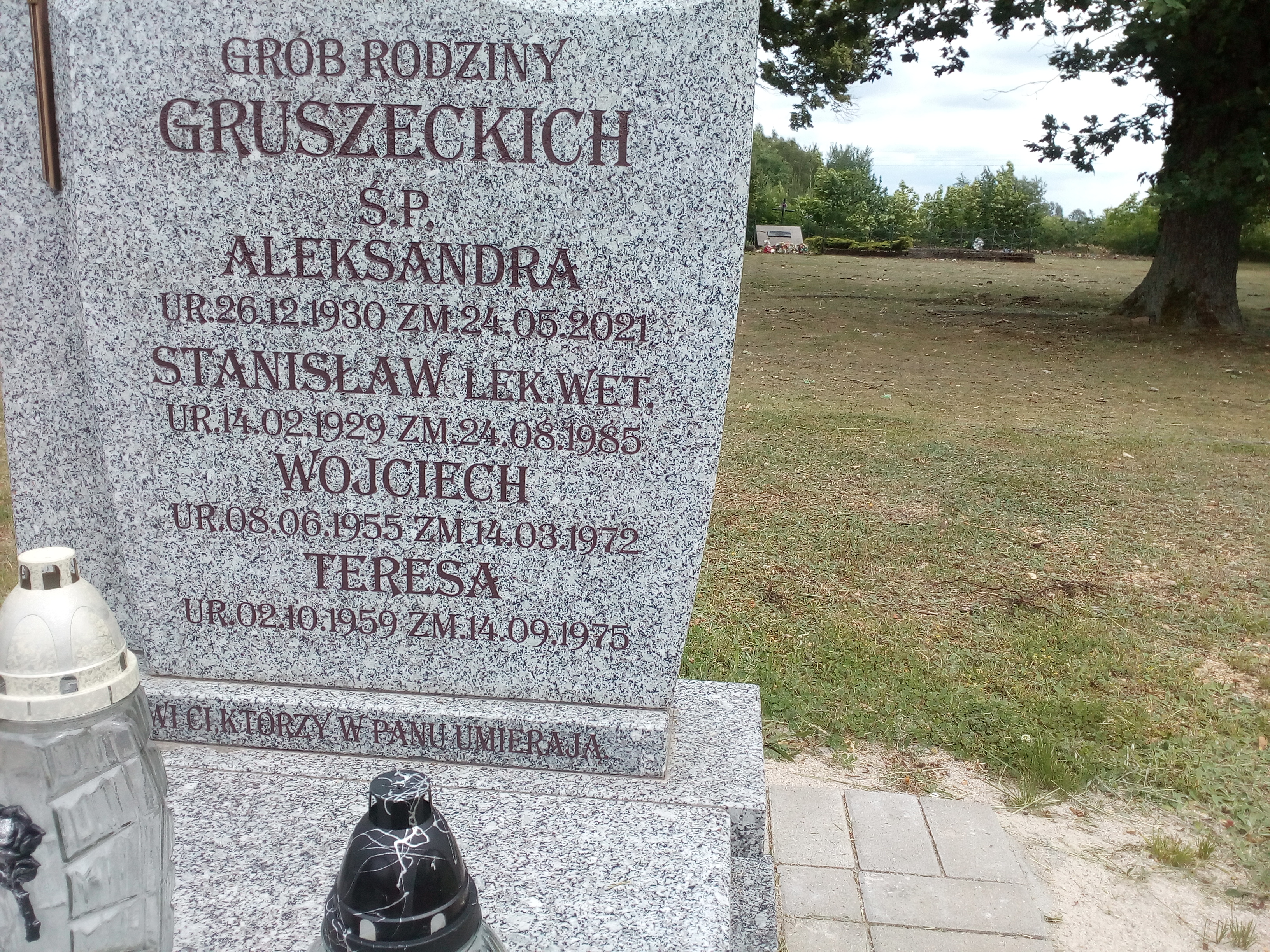 Grób Teresa Gruszecka