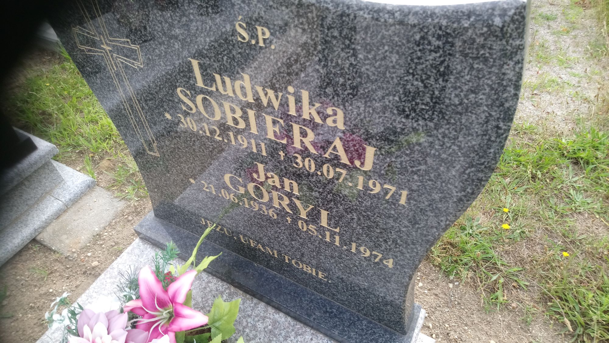 Grób Ludwka Sobieraj