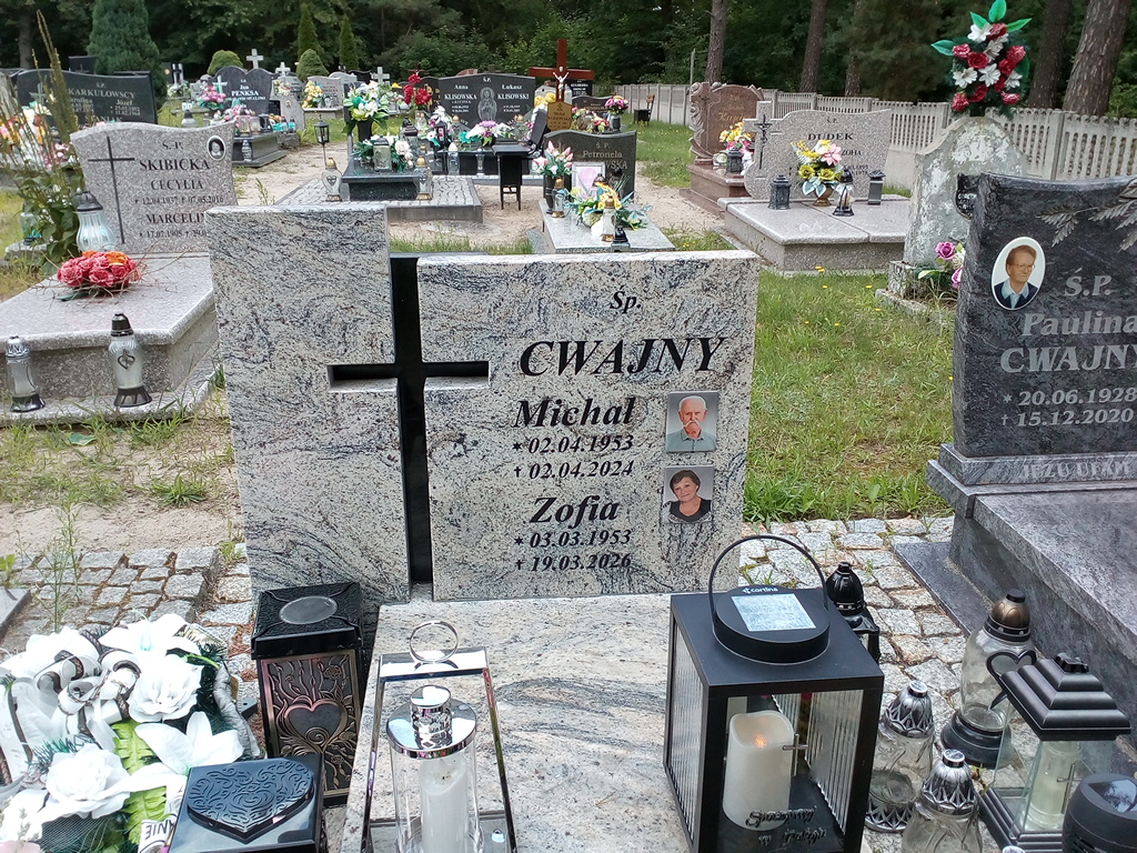 Grób Zofia Cwajny